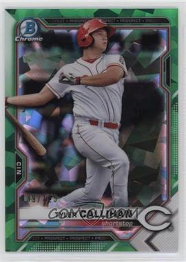 2021 Bowman Sapphire Edition - Chrome Prospects - Green Refractor #BCP-91 - Tyler Callihan /125