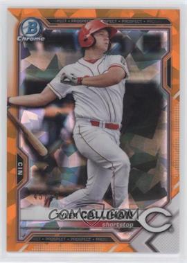 2021 Bowman Sapphire Edition - Chrome Prospects - Orange Refractor #BCP-91 - Tyler Callihan /75