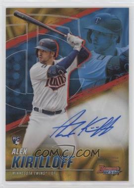 2021 Bowman's Best - Best of 2021 Autographs - Gold Lava Refractor #B21-AKF - Alex Kirilloff /75