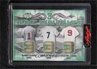 Bobby Doerr, Mickey Mantle, Ted Williams [Uncirculated] #/1