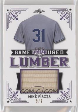 2021 Leaf Lumber - Game Used Lumber - Purple #GUL-68 - Mike Piazza /9