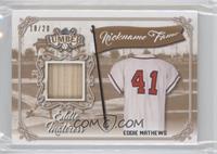 Eddie Mathews #/20