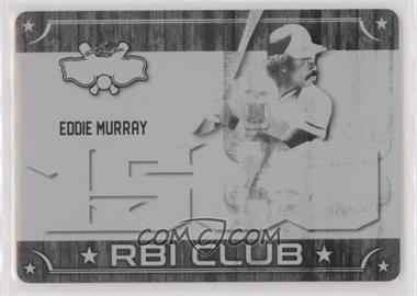 2021 Leaf Lumber - The 1500 RBI Club Relics - Printing Plate Black #RBI-12 - Eddie Murray /1