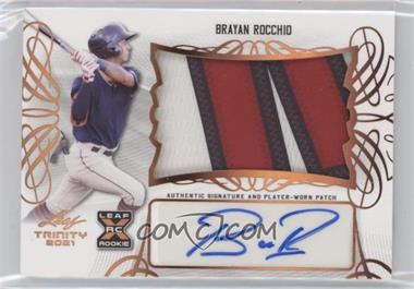 2021 Leaf Trinity - Patch Autographs #PA-BR1 - Brayan Rocchio