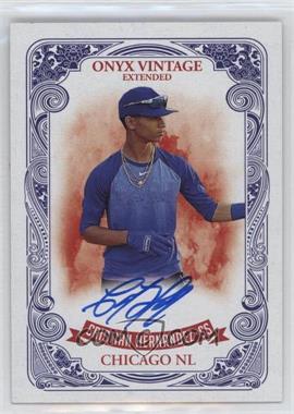 2021 Onyx Vintage Extended - [Base] - Blue Ink Autographs #EACH - Cristian Hernandez /400