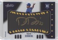 Rookie Baseball Material Signatures - Dane Dunning #/25