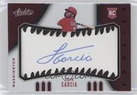 Rookie Baseball Material Signatures - Luis V. Garcia #/60