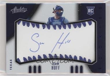 2021 Panini Absolute - [Base] - Blue #116 - Rookie Baseball Material Signatures - Sam Huff /50