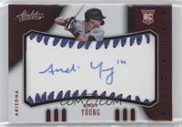 Rookie Baseball Material Signatures - Andy Young #/50