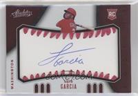Rookie Baseball Material Signatures - Luis V. Garcia #/35