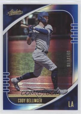 2021 Panini Absolute - [Base] - Spectrum Blue #22 - Cody Bellinger /149