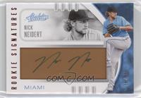 Rookie Baseball Material Signatures - Nick Neidert #/99