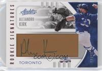 Rookie Baseball Material Signatures - Alejandro Kirk #/99