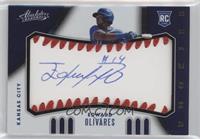 Rookie Baseball Material Signatures - Edward Olivares #/99