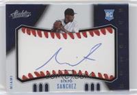 Rookie Baseball Material Signatures - Sixto Sanchez #/99