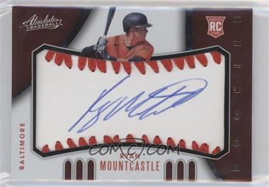2021 Panini Absolute - [Base] #170 - Rookie Baseball Material Signatures - Ryan Mountcastle /99
