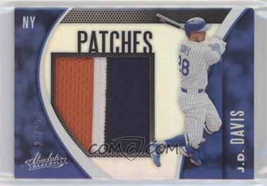 2021 Panini Absolute - Patches - Holo Silver #PAT-JD - J.D. Davis /25