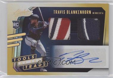 2021 Panini Absolute - Tools of the Trade 2 Swatch Signatures - Spectrum Gold #TT2S-TB - Travis Blankenhorn /10