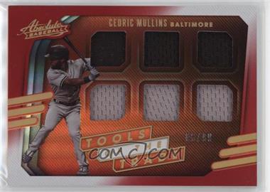 2021 Panini Absolute - Tools of the Trade 6 Swatch - Spectrum Red #TT6-CM - Cedric Mullins /99