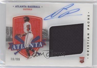 2021 Panini Chronicles - America's Pastime Material Signatures #PMS-CP - Cristian Pache /99