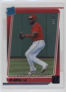 2021 Panini Chronicles - Clearly Donruss - Blue #11 - Rated Rookies - Jo Adell /50