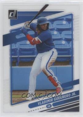 2021 Panini Chronicles - Clearly Donruss #9 - Vladimir Guerrero Jr.