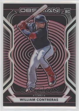 2021 Panini Chronicles - Obsidian - Electric Etch Red #48 - William Contreras /25