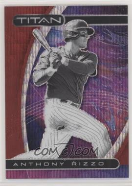 2021 Panini Chronicles - Titan - Ruby Wave #1 - Anthony Rizzo /199