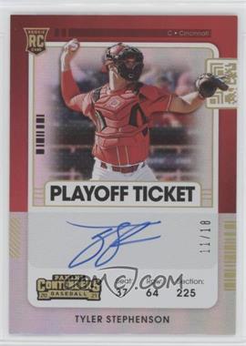 2021 Panini Contenders - [Base] - Playoff Ticket #113 - Rookie Ticket - Tyler Stephenson /18