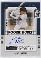 Rookie Ticket - Isaac Paredes