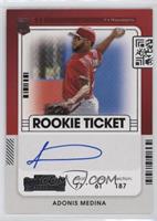 Rookie Ticket - Adonis Medina