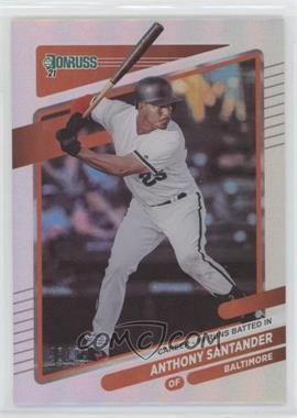 2021 Panini Donruss - [Base] - Career Stat Line #209 - Anthony Santander /99