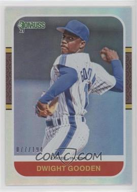 2021 Panini Donruss - [Base] - Career Stat Line #226 - Retro 1987 - Dwight Gooden /194