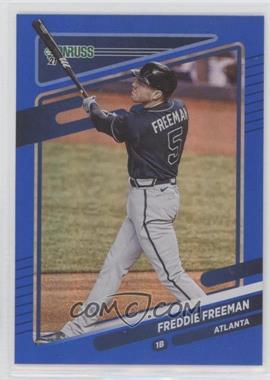 2021 Panini Donruss - [Base] - Holo Blue #96 - Freddie Freeman [EX to NM]