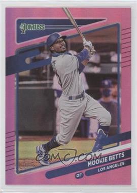 2021 Panini Donruss - [Base] - Holo Pink #177 - Mookie Betts