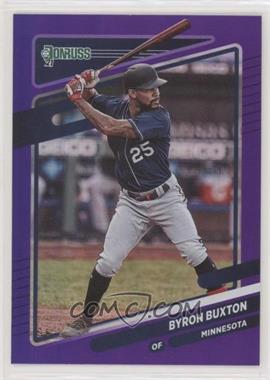 2021 Panini Donruss - [Base] - Holo Purple #136 - Byron Buxton