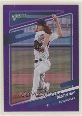 2021 Panini Donruss - [Base] - Holo Purple #158 - Dustin May