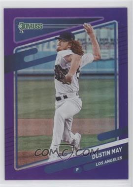 2021 Panini Donruss - [Base] - Holo Purple #158 - Dustin May