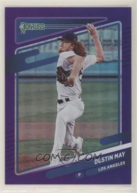 2021 Panini Donruss - [Base] - Holo Purple #158 - Dustin May