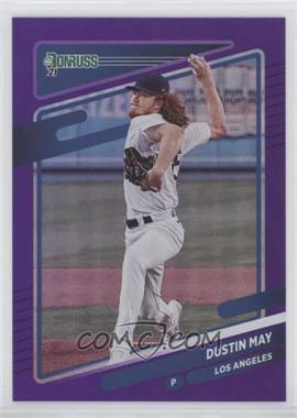 2021 Panini Donruss - [Base] - Holo Purple #158 - Dustin May