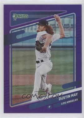 2021 Panini Donruss - [Base] - Holo Purple #158 - Dustin May