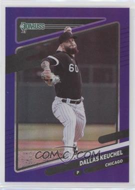 2021 Panini Donruss - [Base] - Holo Purple #187 - Dallas Keuchel