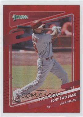 2021 Panini Donruss - [Base] - Holo Red #107.2 - Variation - Anthony Rendon (Tony Two Bags)