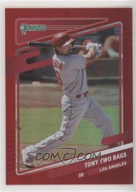 2021 Panini Donruss - [Base] - Holo Red #107.2 - Variation - Anthony Rendon (Tony Two Bags)