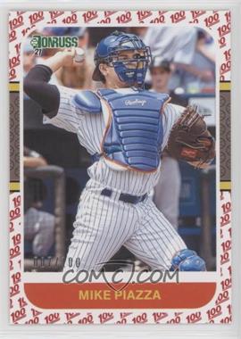 2021 Panini Donruss - [Base] - One Hundred #232 - Retro 1987 - Mike Piazza /100