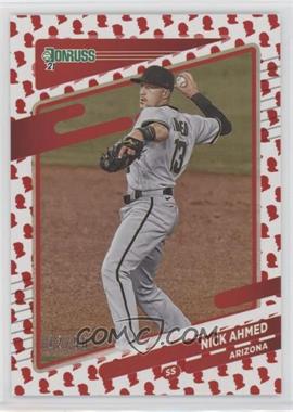 2021 Panini Donruss - [Base] - Presidential Collection #117 - Nick Ahmed /50