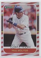 Retro 1987 - Paul Molitor (Image Cropped at Knees) #/2,021