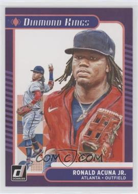 2021 Panini Donruss - [Base] #16 - Diamond Kings - Ronald Acuna Jr.