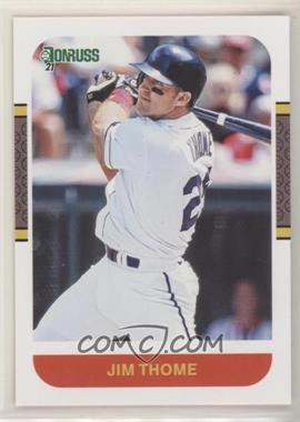 2021 Panini Donruss - [Base] #216.1 - Retro 1987 - Jim Thome