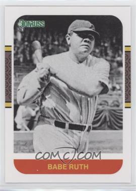 2021 Panini Donruss - [Base] #228.2 - Retro 1987 Variation - Babe Ruth (First Line of Bio Ends "…by the")